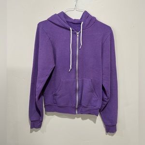 UNISEX vintage American Apparel classic hoodie - purple